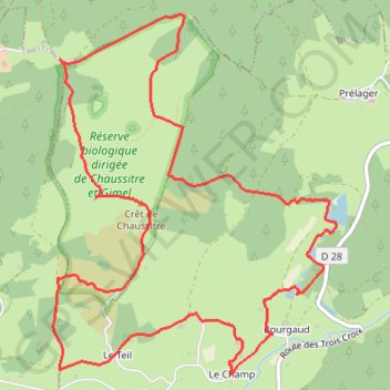 Valadon-Les Olagnières GPS track, route, trail
