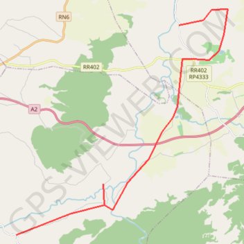 A1. La vallée aval de l’oued Beth GPS track, route, trail