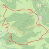 Crêtes entre Salers et Mandailles : du Puy Chavaroche au Puy Violent GPS track, route, trail