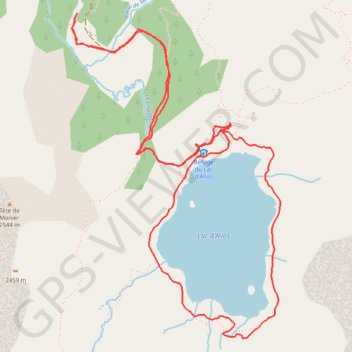 Lac d'Allos GPS track, route, trail