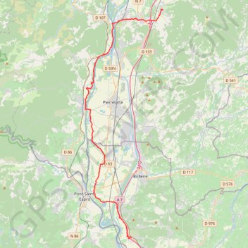 08 Allan - Mornas GPS track, route, trail