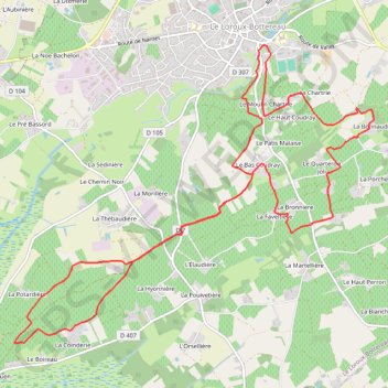 Le Loroux Bottereau GPS track, route, trail