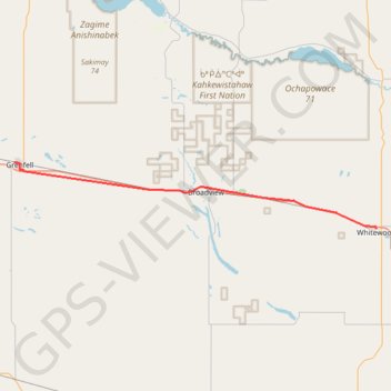 Grenfell - Whitewood GPS track, route, trail
