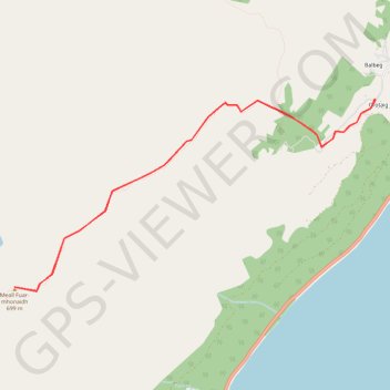 Meall Fuar-mhonaidh, near Drumnadrochit GPS track, route, trail