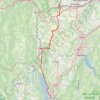 Sur les pas des Huguenots : de Aix-les-bains à Chancy GPS track, route, trail