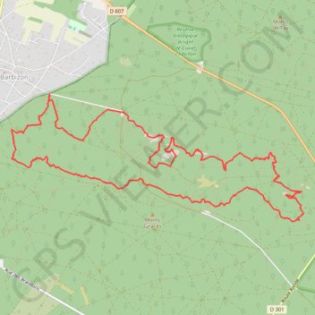 Gorges et platiere d'apremont GPS track, route, trail