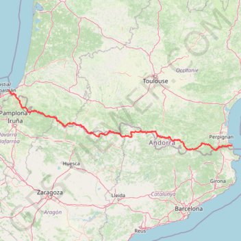 Haute Route Pyrénéenne GPS track, route, trail